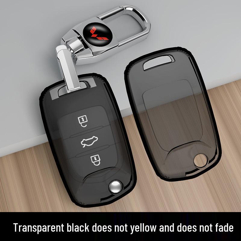 Transparent Full Wrap Key Case for Wuling Hongguang MiniEV/S3/New Hongguang Plus Journey