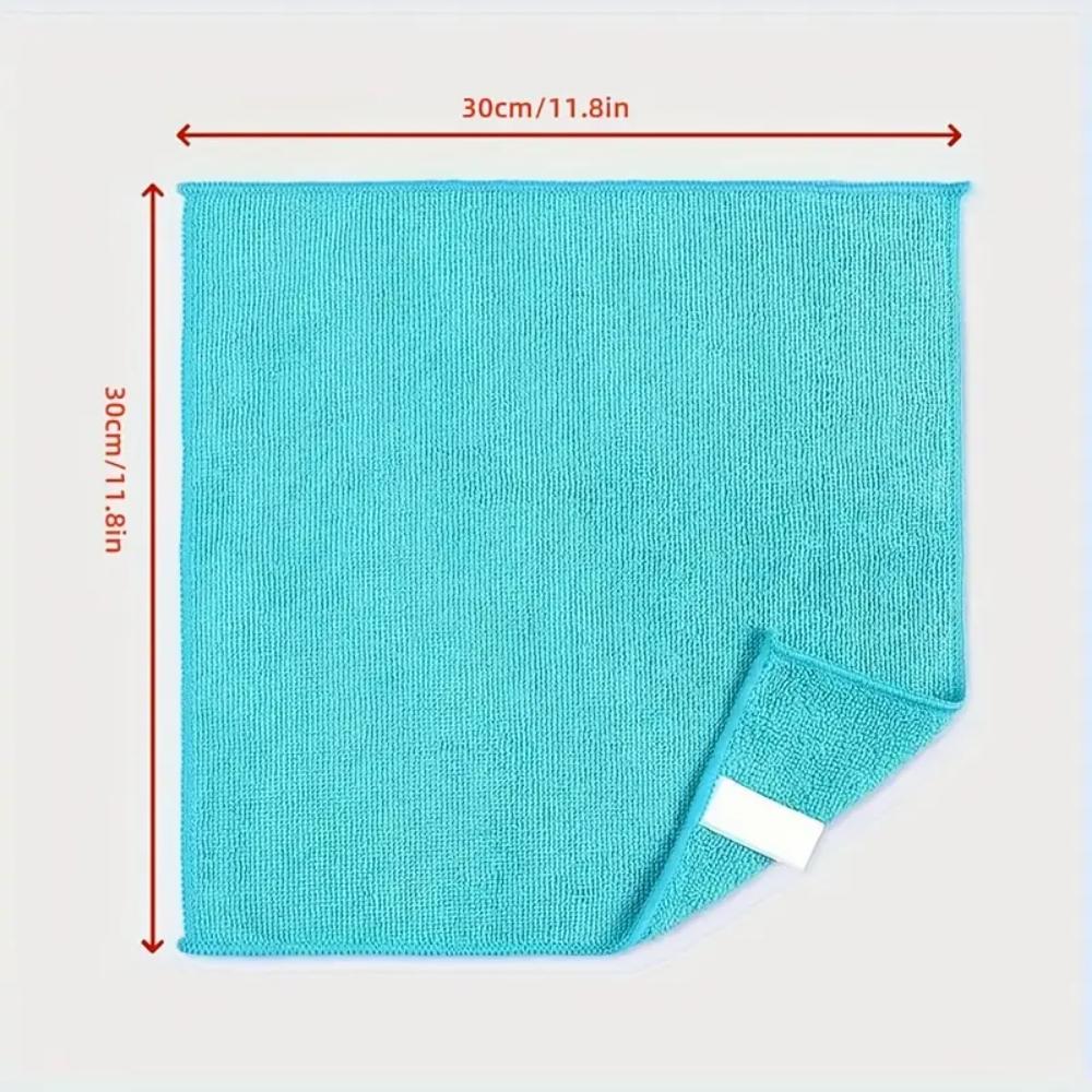 10-piece microfiber cleaning cloth for kitchen, home, car wash and glass, suitable for multiple scenarios