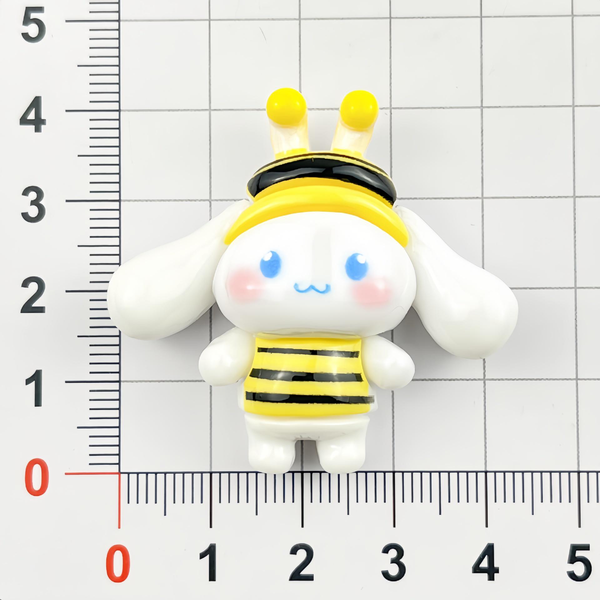 Cartoon DIY Resin Accessories: Masquerade Little Bee Handmade Cream Glue for Phone Cases, Hair Clips, and Hair Ties