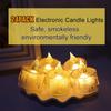 Flammenlose LED-Lichtkerze LED Kristallkerzenlicht Transparente Hülle Elektronische Nachtlampe Dating-Party Feiertag Heimdekoration