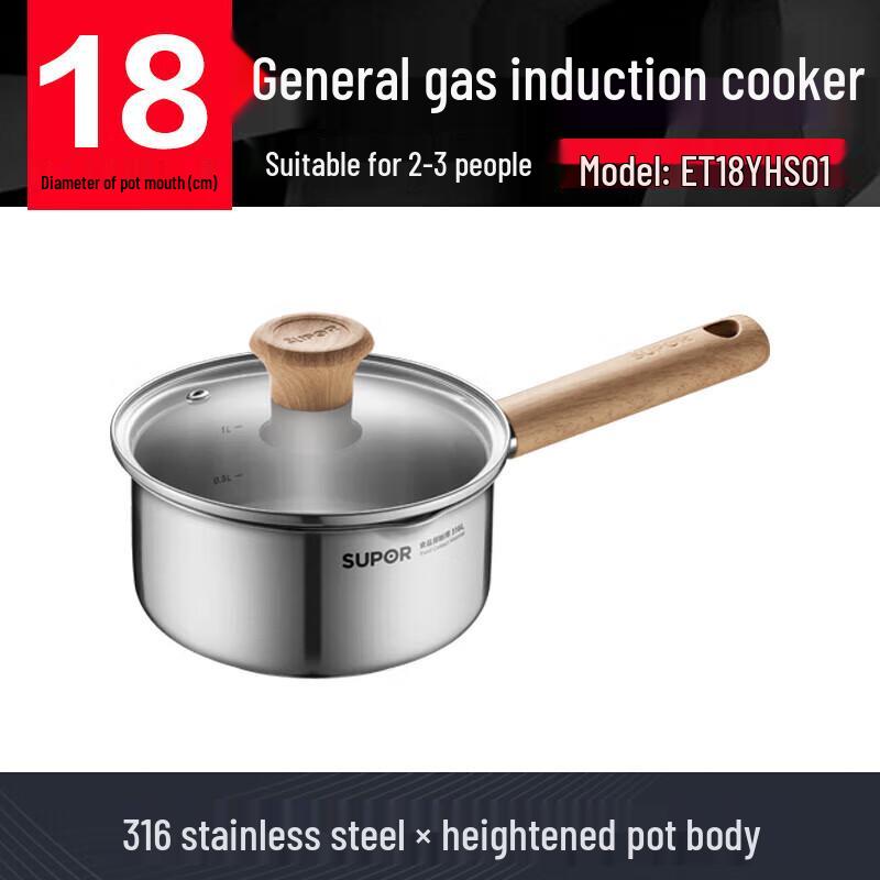 SUPOR 316L Stainless Steel Multi-Purpose Saucepan