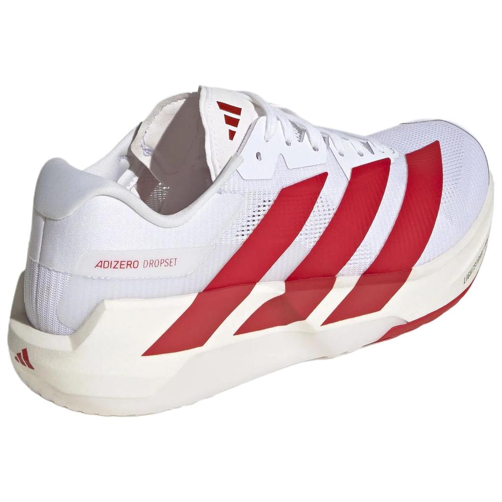Adidas Adizero Dropset Pro Trainer Comfortable Durable Slip Resistant Wear Resistant Rebound Training Running Shoes Men sneaker White Red LA6284