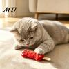 Soft Chew Toys for Kittens Plush Cat Toy, Sugarcoated Haws Stick Design, Kitten Teething Stress Relief Pet Products Stuffed Toy Indoor