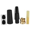 IRIN Alto Tenor Soprano Saxophone Mouthpiece ABS Sax Mouthpiece with Cap Metal Buckle Reed Woodwind Instrument Accessories