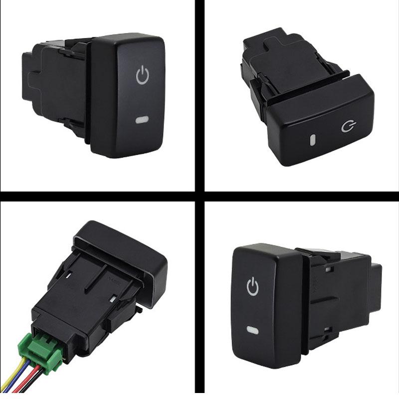 1 PZ BSM DRL LED Riscaldamento Specchietto Retrovisore Sensori di Parcheggio Alimentazione Pulsante Interruttore Volante Per Honda Fit