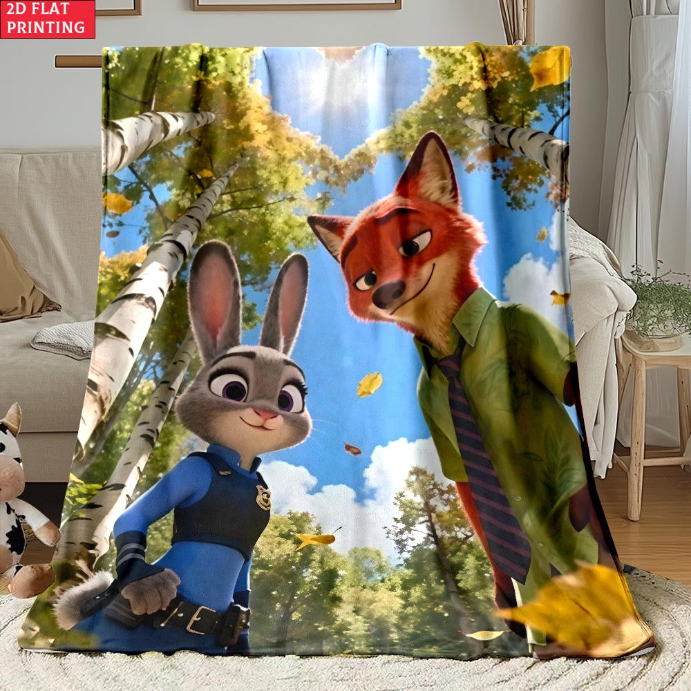 Judy & Nick Thin Flannel Blanket for Bedrooms,Living Rooms,Sofas Blankets,Lunch Breaks,Picnics,blankets Fluffy Blanket