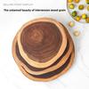 Durable Solid Wood Cutting Board Mats Anti Mold Irregular Wooden Food Plate Anti Crack Fruit Bread Serving Tray Household