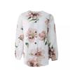2024 Women's Muslim Floral Bubble Sleeve Blouse