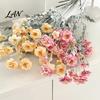 Silk Flowers for Interior Styling Artificial Camellia Flowers, Faux Floral Arrangement with Realistic Petals And Decorative Stems Home Adjustable