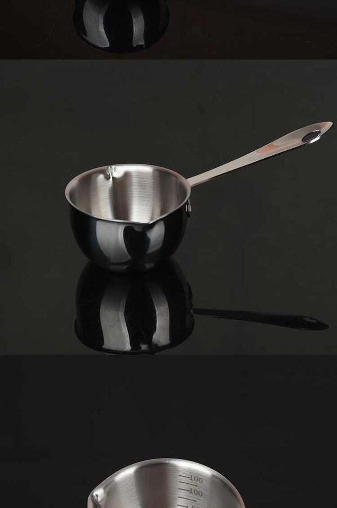 304 Stainless Steel Long-Handle Mini Oil Pouring Pot