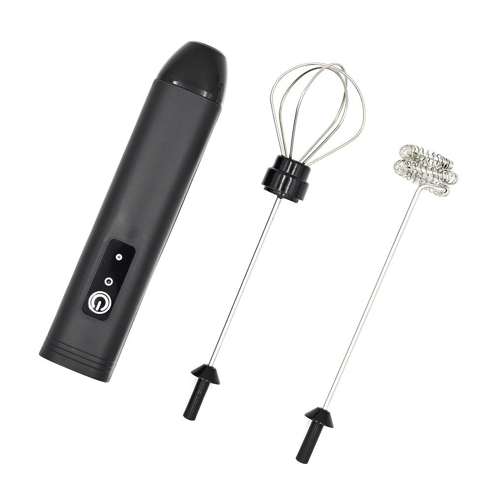 Dual-Head Electric Handheld Milk Frother & Egg Beater