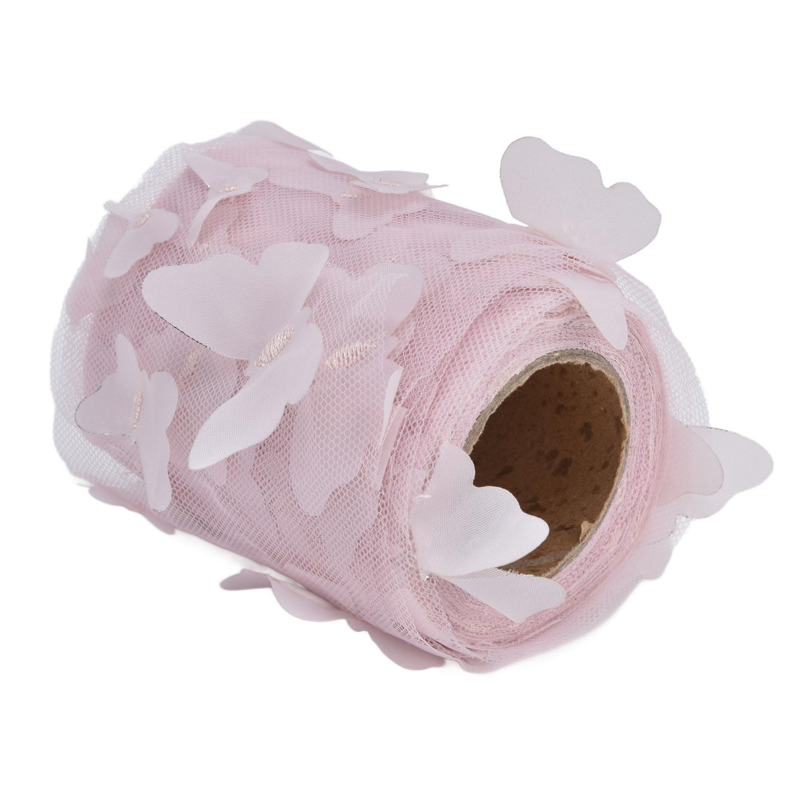 

Рулоны тюля Элегантный стиль Трехмерный узор Яркие цвета Лента для украшения