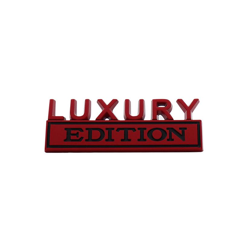 3D Car Styling Luxury Edition car Grille Fender trunk Rear Bonnet Nameplate Decal Emblem Badge Sticker