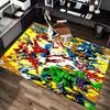 Superhero Collage Carpet For Playroom Bedroom Living Room Sofa Home Decorkids Game Area Rug Nonslip Floor Mat