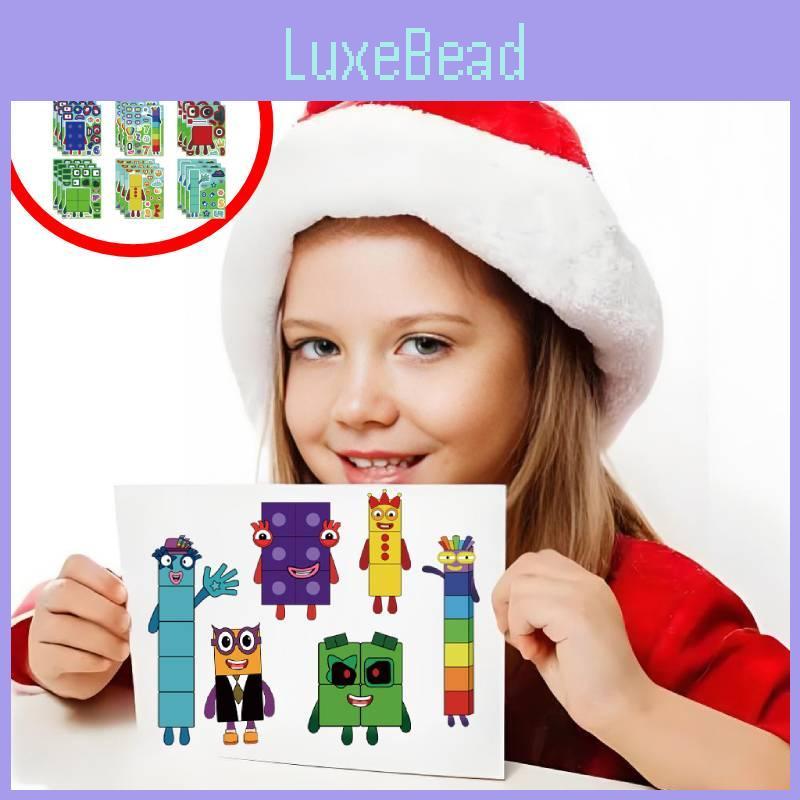 Cute New Digital Building Blocks Interactive Puzzle Stickers For Kids Fun Playtime