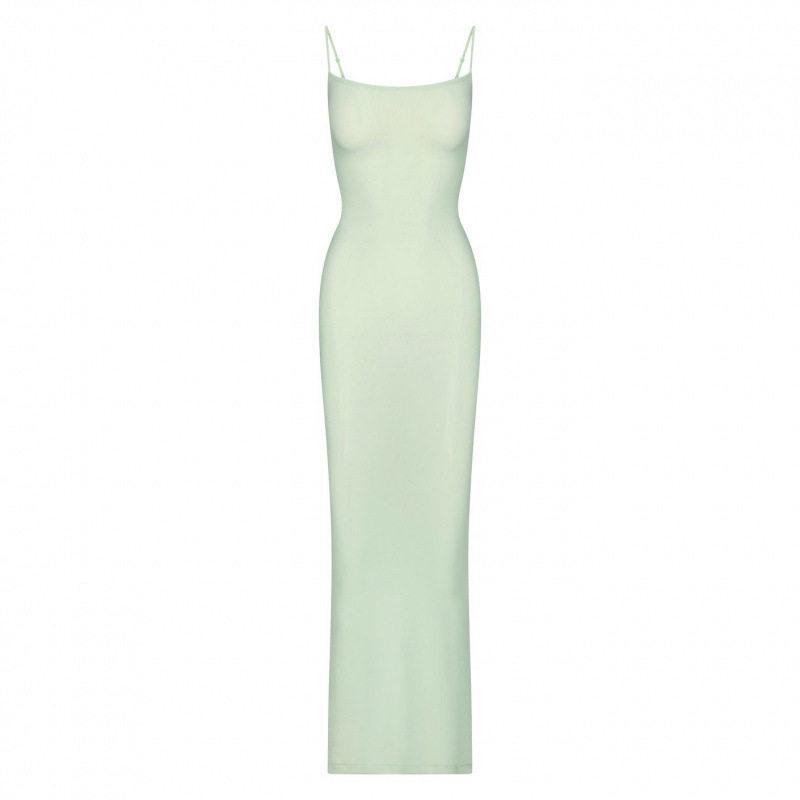 Skims Kardashian Yi Mengling same Spice Girl Threaded Suspender Dress Women's Halter Skinny Hip Wrap Long Skirt