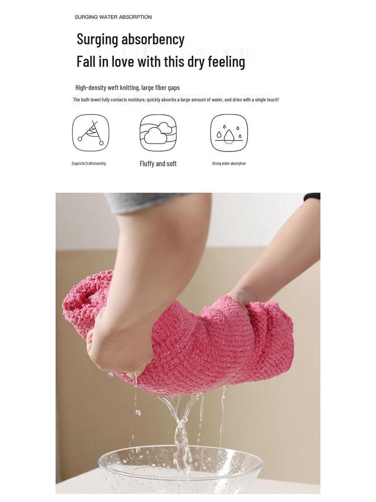 G5Z Hooded Adult Bathrobe: Wearable, Soft, Quick-Drying, Absorbent Bath Towel Skirt