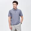 SEPTWOLVES Men's Skin-Friendly Breathable Mulberry Silk Blend Short-Sleeve Polo Shirt