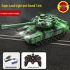 Remote Control Off-Road Armored Tank Toy with Firing Capability