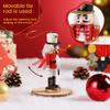 12cm 4pcs Nutcracker Soldier Pendants Handmade Creative Christmas Tree Decoration Pendant Pubs/Cafes/Shops Xmas New Year Gifts