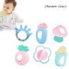 Soft Silicone Teether Handbell For Newborns Bpa-free, Boilable Soothing Toy