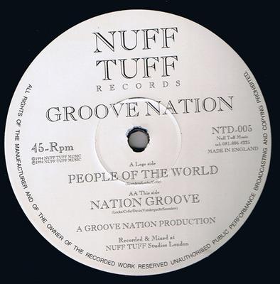 12inch Record GROOVE NATION - People Of The World / Nation Groove NTD005 Nuff Tuff Music 1994 US Soul/Funk Used