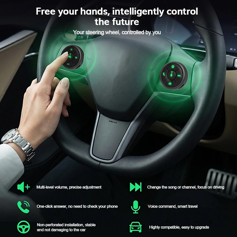 10 Keys Wireless Car Steering Wheel Controller For Car Radio DVD GPS Multimedia Navigation Universal Remote Control Buttons