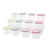 12 Piece Airtight Food Storage Container Set – Transparent BPA-Free Pantry Organizer, Stackable Leakproof Snack Jars for Kitchen