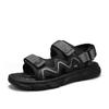 Fashion Fashion Mens Sandals Genuine Leather 2024 Summer Beach Slippers Male Non-Slip Soft Comfortable Outdoor Shoes High Quality Man