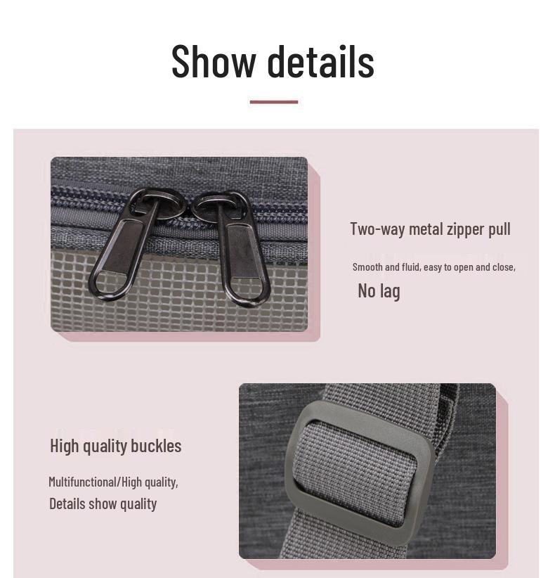 Portable Breathable Pet Carrier: Foldable, Lightweight, Car-Mountable, Large Capacity for Cats and Small Dogs