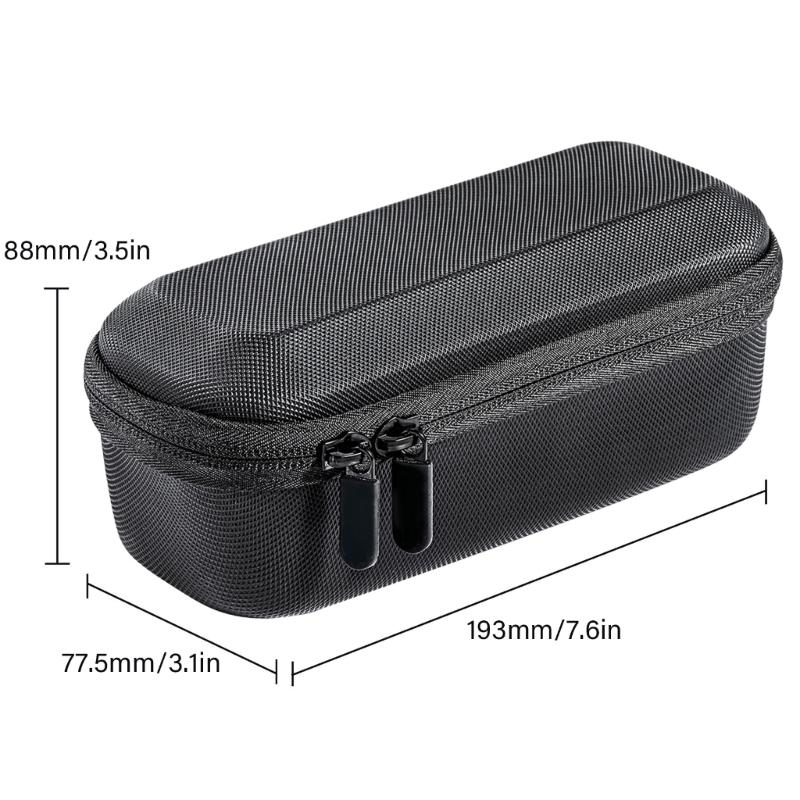 Portable Carrying Case for Pocket 3 Camera Compact Hard Case Storage Bag with Zippers Closure Hard Protector