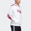 Adidas Originals Trefoil Halloween Limited Edition Logo Print Hoodie Men Tops White GV0922