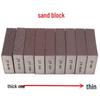 Allies 600 Grit Rubber Sponge Sanding Block