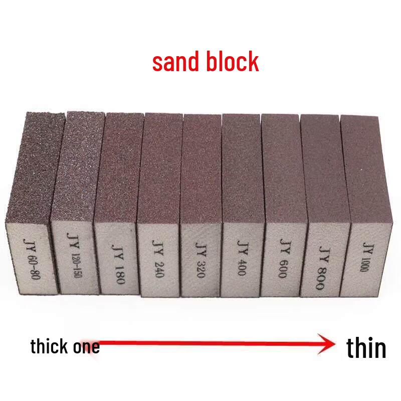 Allies 600 Grit Rubber Sponge Sanding Block