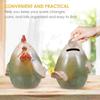 Chicken Shaped Piggy Coin Bank Creative Cute Money Box Unique Hen Figurines Crafts  for Kids Girl