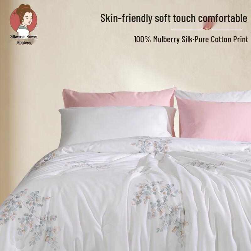 

Can Hua Niang Niang Printed Cotton Mulberry Silk Quilt