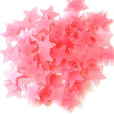 50Pcs/set 3D Stars Luminous Wall Stickers Kids Bedroom Wall Decal Decoration