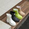 Middle Women's Fashionable Outdoor Rain Shoes Rubber Shoes Wear Resistant Water Shoes Short