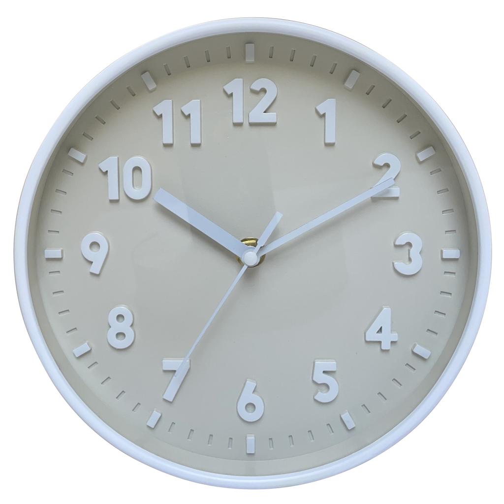 Andy Minimalist Small Wall Clocks With Frame Transparent Plastic Candy Colors Mute Hanging Watch Clock Living Room Home Decor
