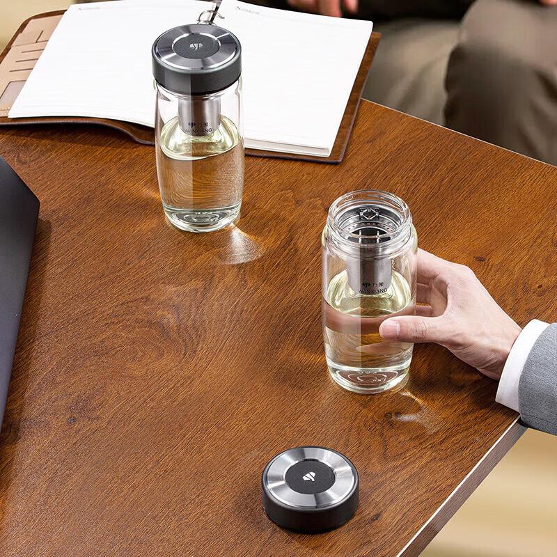 WANXIANG U393 Single-Layer Borosilicate Glass Water Cup