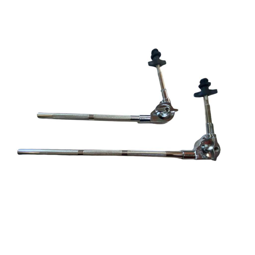 Dual-purpose Suspended Cymbal Stand with Angled/Straight Pole and Microphone Clip