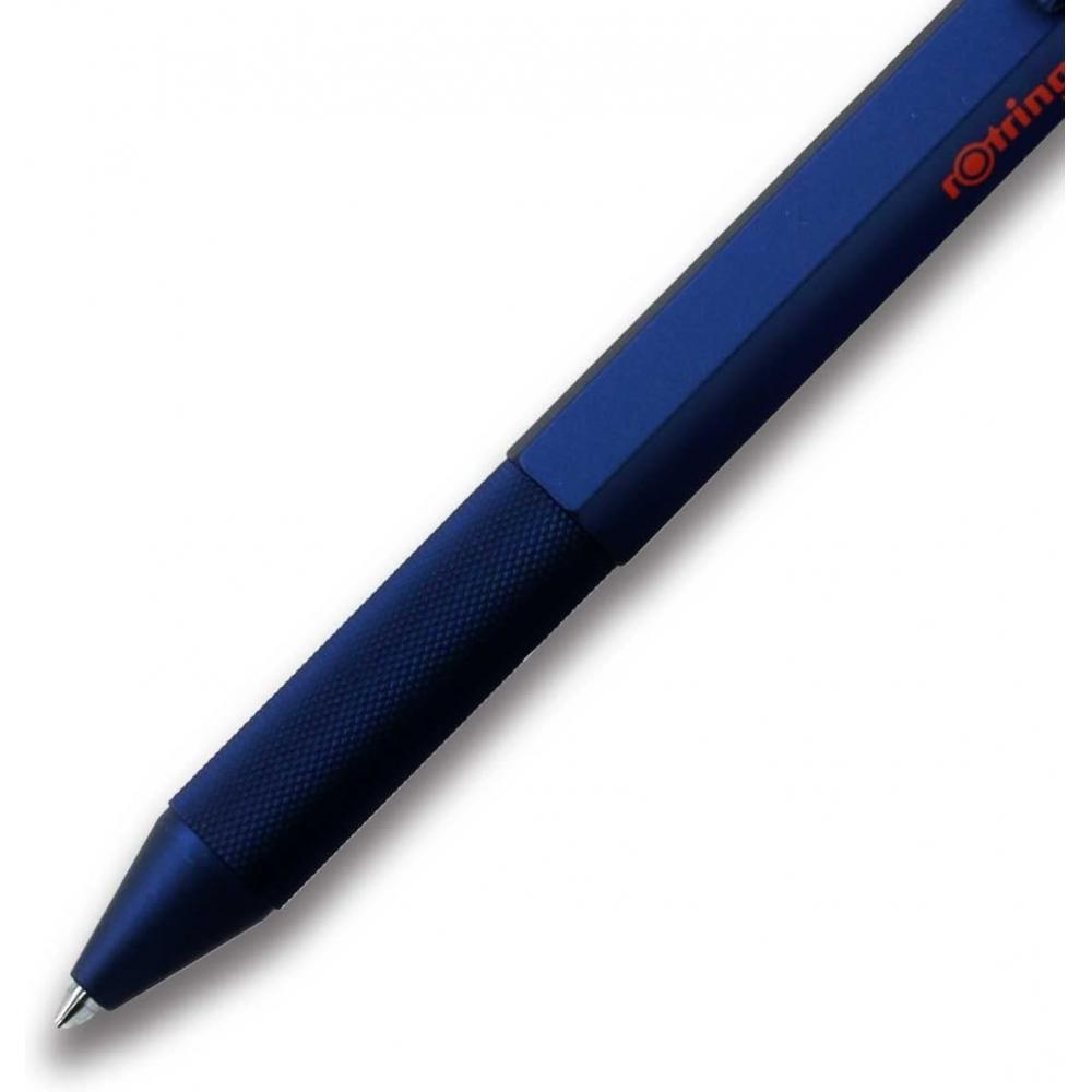Penna Multifunzione Rottling 600 Blu Ferro 3in1 Bic 2 Colori Rosso Nero
