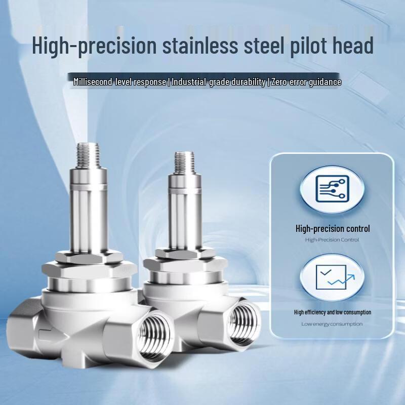 Yunduo High-Pressure Stainless Steel Solenoid Valve, DN15 AC220V