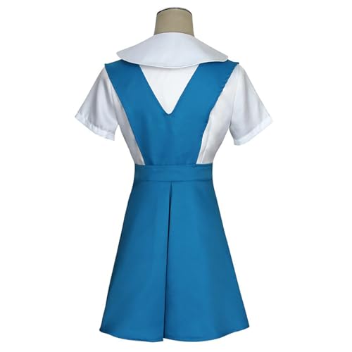 ZOMOZO Ayano Rei Asuka anime uniform cosplay costume accessories stage cultural festival Halloween party popular manga disguise
