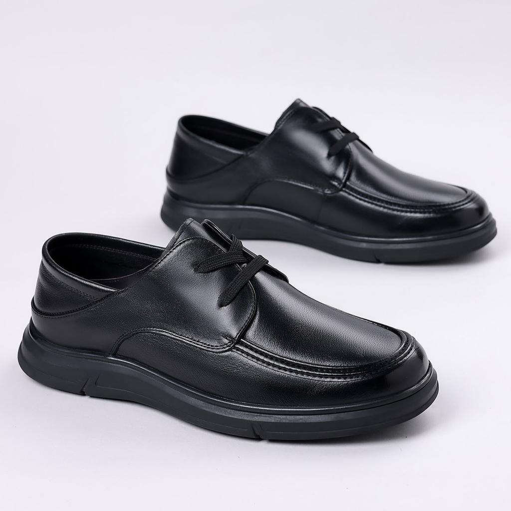 Autumn Business Dress Men'S Casual Leather Shoes Breathable Leather British Men'S Single Shoes Casual Work Versatile Leather Shoes