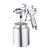 Jiyou W77 High Atomization Spray Gun for Car and Latex Paint, Large Caliber, Top and Bottom Cup Pneumatic Application