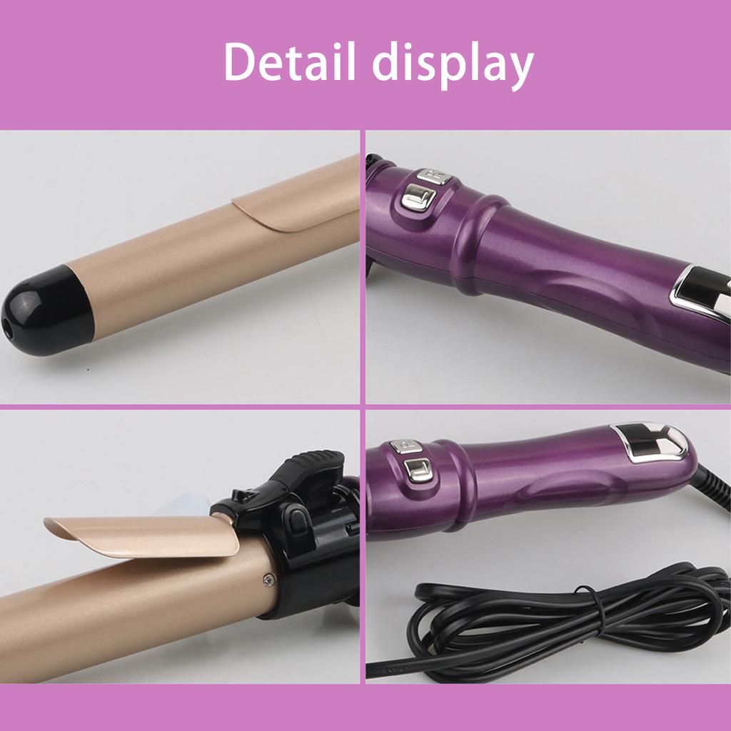 28mm-32mm/1.1 In-1.26in Baghetă de ondulare automată Fier de ondulat rotativ, ondulator de păr Fiere de coafat Baghetă de încălzire rapidă pentru păr mediu/lung