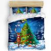 3pcs Bedding Set Christmas Tree Decorations Home Textile Duvet Cover Pillow Case Boy Kid Teen Girl Bedding Covers Set