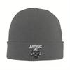 New New Anthrax Skull Hat Autumn Winter Skullies Beanies Ski Thrash Metal Band Cap FeUnisex Unisex Acrylic Knitted Hat