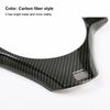 Carbon Faser Loook Auto Innen Lenkrad Trim Abdeckung Formteile Schmücken Für BMW M Sport 335i 325i E90 E91 E92 e93